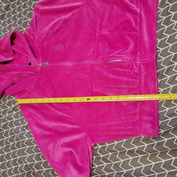 Victoria's Secret "On Point" Velour Full-Zip Hoodie - Picture 7 of 14